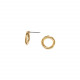 boucles d'oreilles puces anneau "Golden gate" - Ori Tao