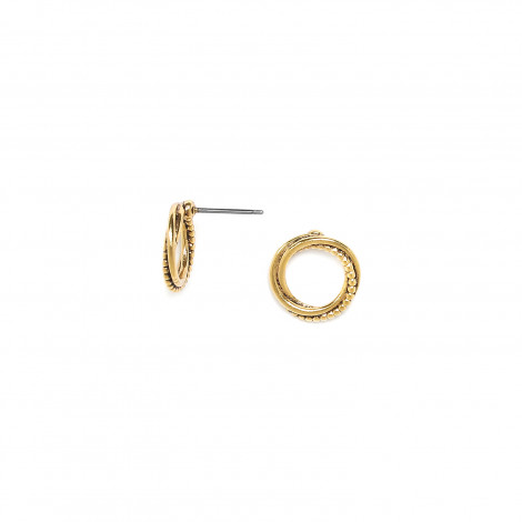 studs earrings "Golden gate"