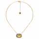 oval pendant necklace "Golden gate" - Ori Tao
