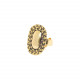 oval adjustable ring "Golden gate" - Ori Tao
