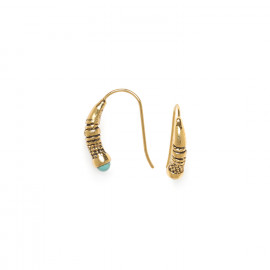 hook earrings (golden) "Palerme" - Ori Tao