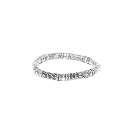 stretch bracelet (silver) "Palerme"