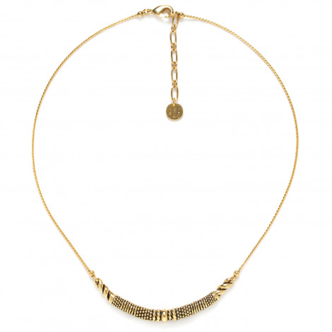 semi rigid necklace (golden) "Palerme"