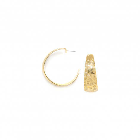 big creoles earrings (golden) "Panthera"