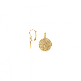french hooks earrings (golden) "Panthera" - Ori Tao