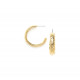 creoles earrings (golden) "Panthera" - Ori Tao