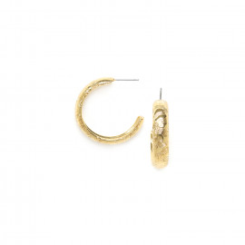boucles d'oreilles créoles (dorées) "Panthera" - Ori Tao