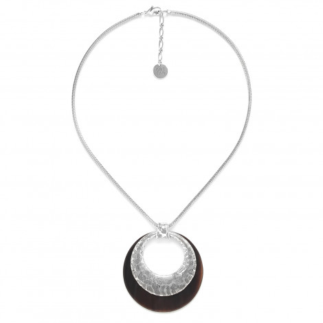 pendant necklace (silver) "Panthera"