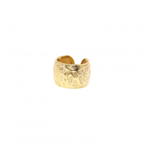 adjustable ring (golden) "Panthera"