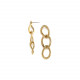 3 rings post earrings "Python" - Ori Tao