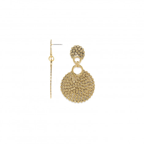 big post earrings (golden) "Ricochets"