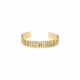 rigid bracelet (golden) "Ricochets" - Ori Tao