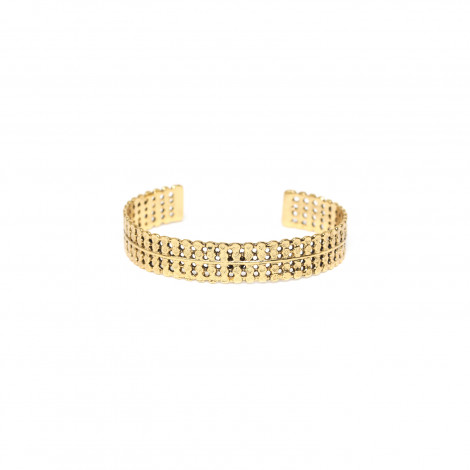 rigid bracelet (golden) "Ricochets"