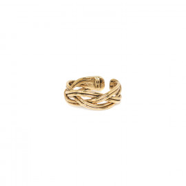 adjustable ring M (golden) "Takezaiku" - Ori Tao