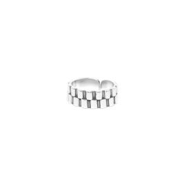 adjustable ring (silver) "Timing" - 