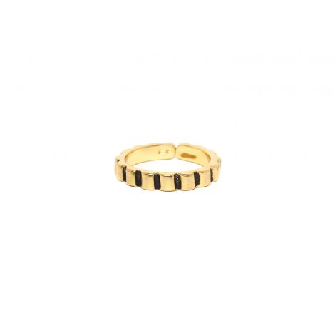 thin adjustable ring (golden) "Timing"