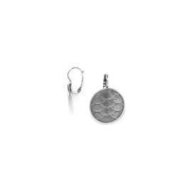 small french hook earrings "Ukiyo nami" - 