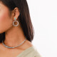 gypsy post earrings (silver) "Palerme" - Ori Tao