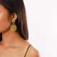big post earrings (golden) "Ricochets" - Ori Tao