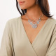 multidangles necklace (silver) "Ricochets" - Ori Tao