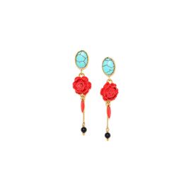 oval stud earrings "Lolita" - 