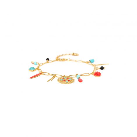 multi-dangle bracelet "Lolita"
