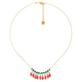 multi-dangle necklace "Lolita" - 