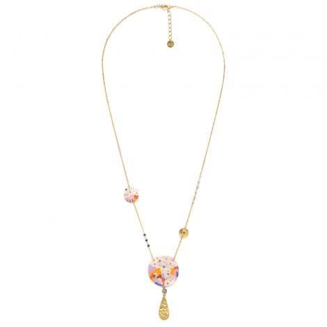 long necklace "Rosy"