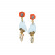multi dangles earrings "Cap ferret" - Nature Bijoux