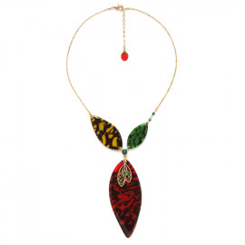 3 colors necklace "Gaia" - 