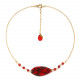 collier rouge "Gaia" - 