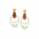 2 layers earrings "Galapagos" - Nature Bijoux