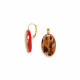 red french hook earrings "Guadeloupe" - 