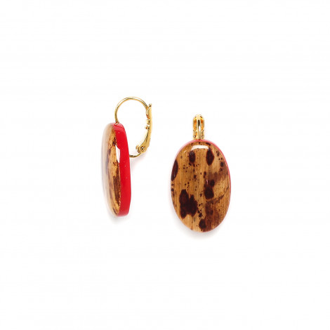 red french hook earrings "Guadeloupe"
