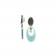 oval clips earrings "Ko tao" - 