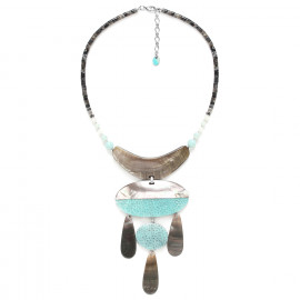 plastron necklace "Ko tao" - Nature Bijoux