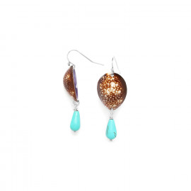 cowrie earrings "Malibu" - 