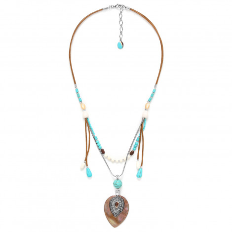 long necklace with pendant "Malibu"