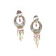 XL gypsy post earrings "Nenuphar" - Nature Bijoux
