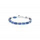 bracelet ajustable lapis beads "Samarcande" - 