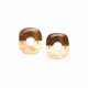 post earrings golden MOP & robles "Sunshine" - 
