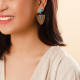 boucles d'oreilles poussoir Nacre pointue "Malibu" - 