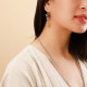 tagua long earring "Zapatera" - Nature Bijoux