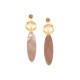 crystallized post earrings "Sherine" - Franck Herval