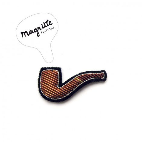 Broche - Magritte- Pipe