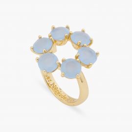 La Diamantine Blue Ring 6 stones - Les Néréides