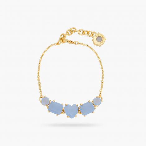 Bracelet La Diamantine Bleu 5 pierres
