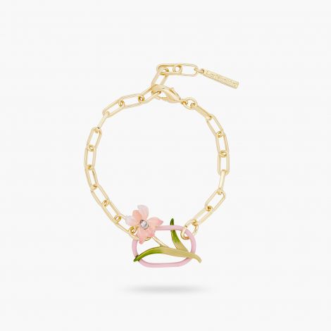 Bracelet Médaillon floral