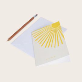 CARD sun "Hello - Season Paper
