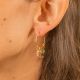 CARLA charm hoop earrings - L'atelier des Dames